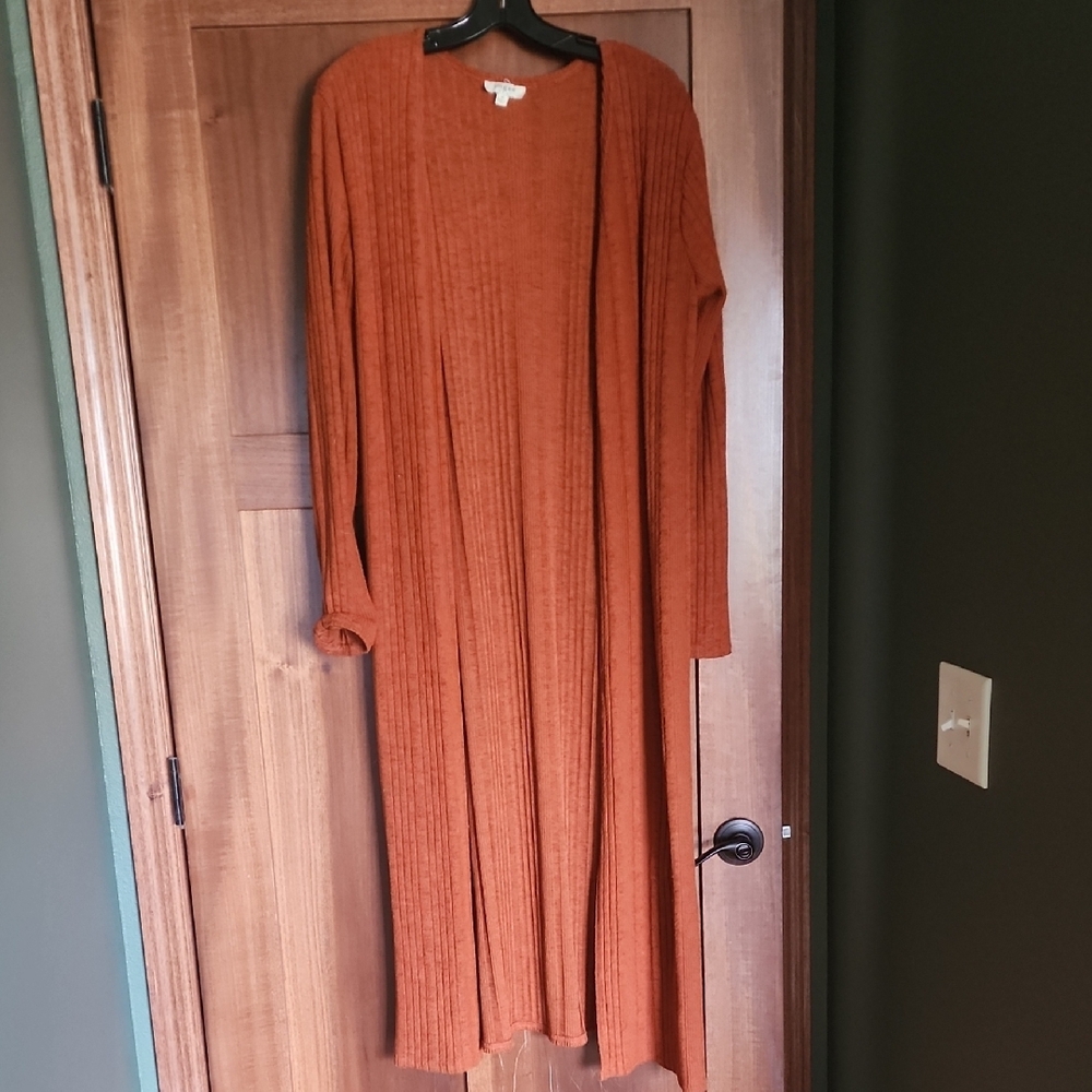 Umgee Terracotta Knit Cardigan
